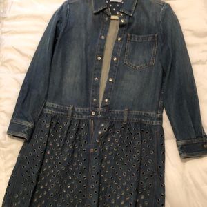 RED Valentino Denim Dress Size 2